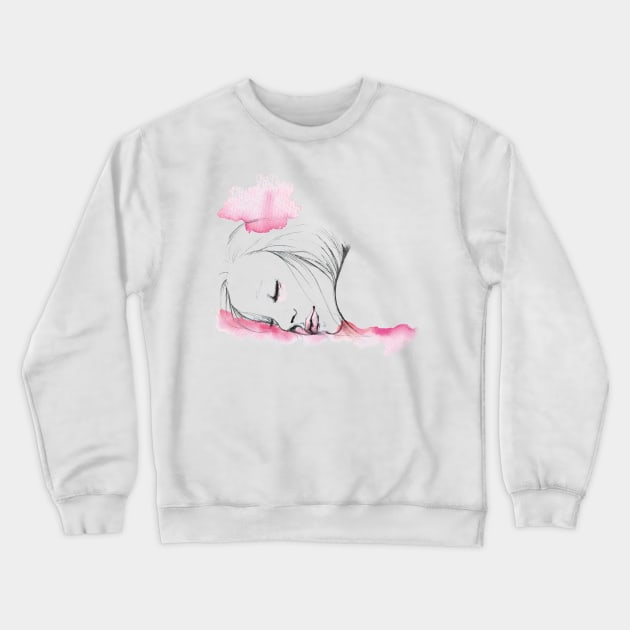 Dreaming Crewneck Sweatshirt by ARU STUDIO